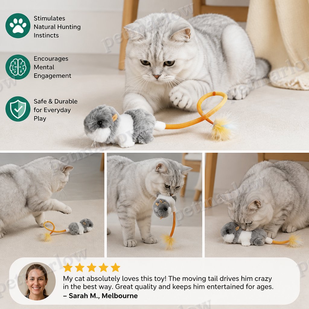 Wiggle Tail Mouse Cat Toy – view 4