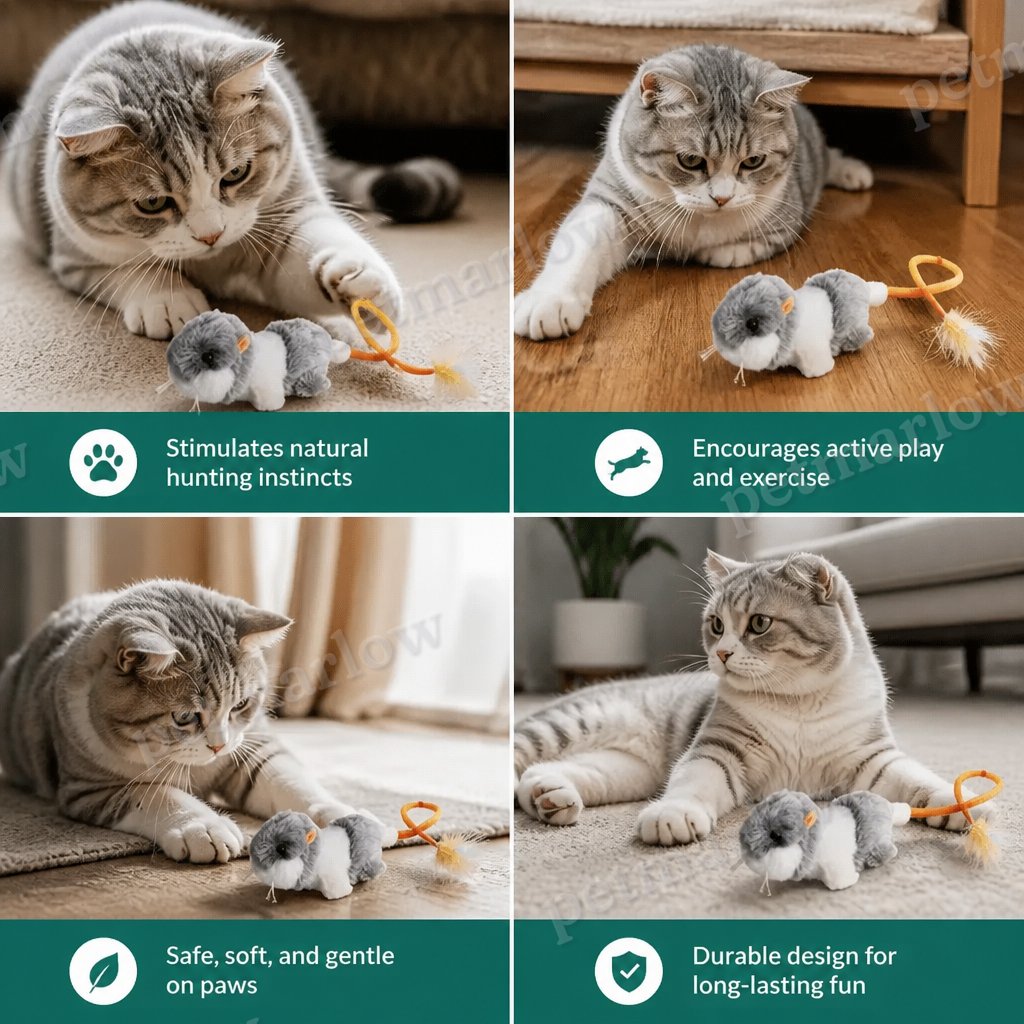 Wiggle Tail Mouse Cat Toy – view 5