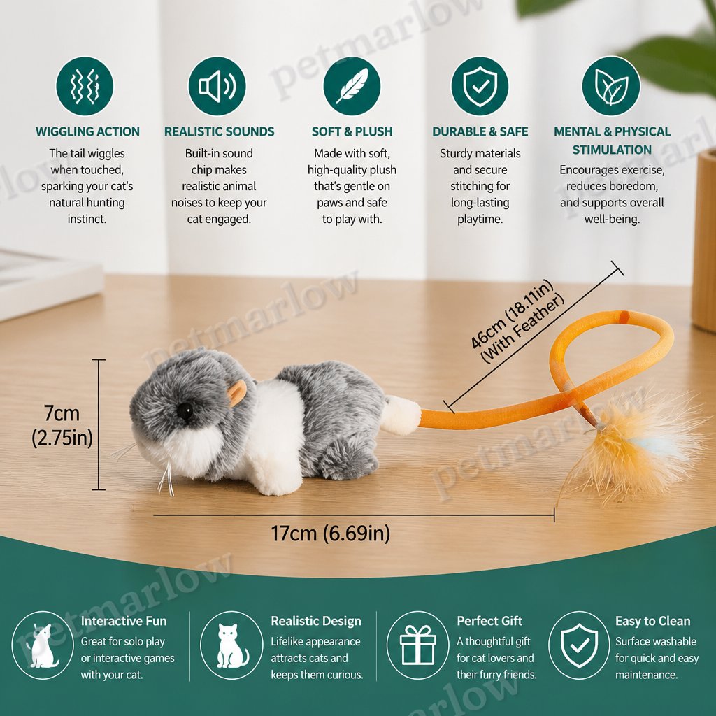 Wiggle Tail Mouse Cat Toy – view 6