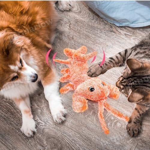 Wiggly Lobster Dog Toy for Boredom – view 6