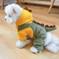 Winter Plush and Thick Insulation Dinosaur Four Legged Cotton Jacket – XS(1.5kg)