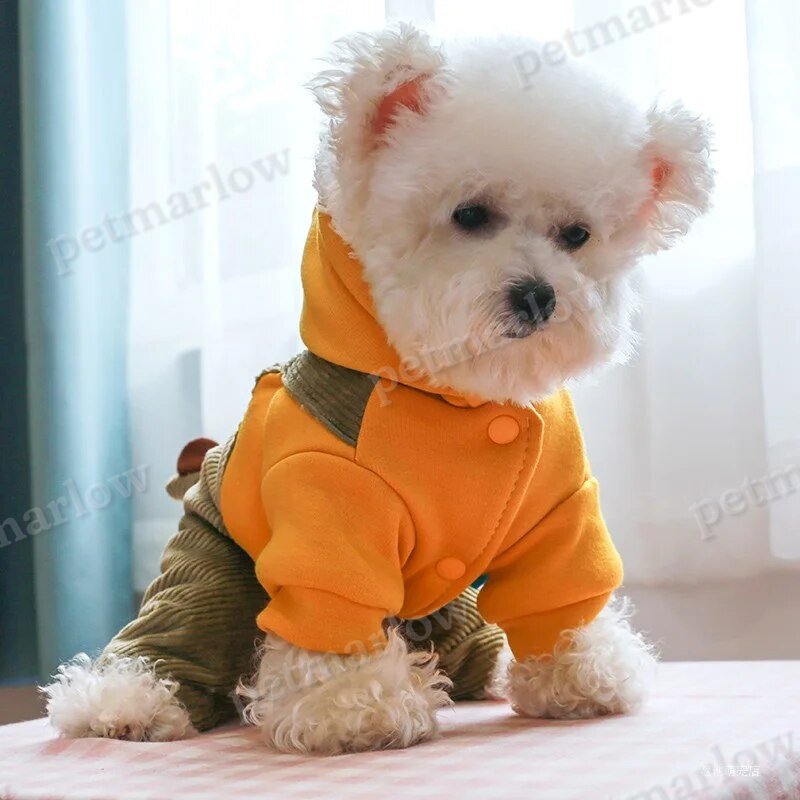 Winter Plush and Thick Insulation Dinosaur Four Legged Cotton Jacket – view 4