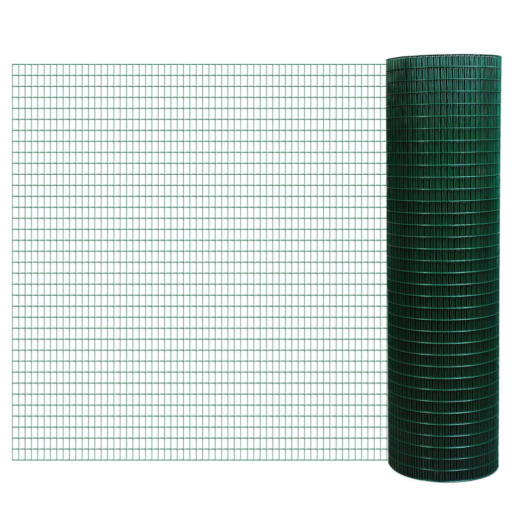 Wire Mesh Fencing for Small Animals and Poultry – Dark Green / 930x265x270 mm