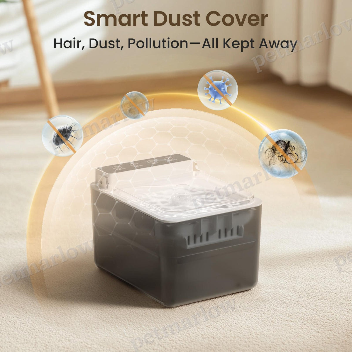 Automatic Pet Water Dispenser with Radar Sensing – view 5