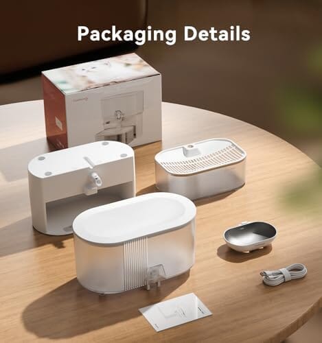 Wireless Cat Water Fountain No Filters, Wastewater Separation – view 9