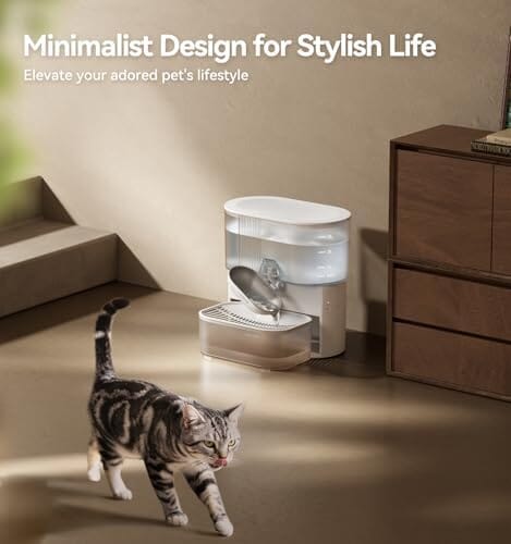 Wireless Cat Water Fountain No Filters, Wastewater Separation – view 8