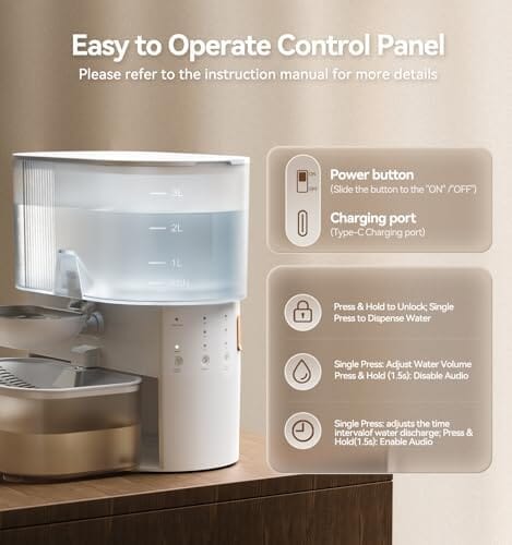 Wireless Cat Water Fountain No Filters, Wastewater Separation – view 7