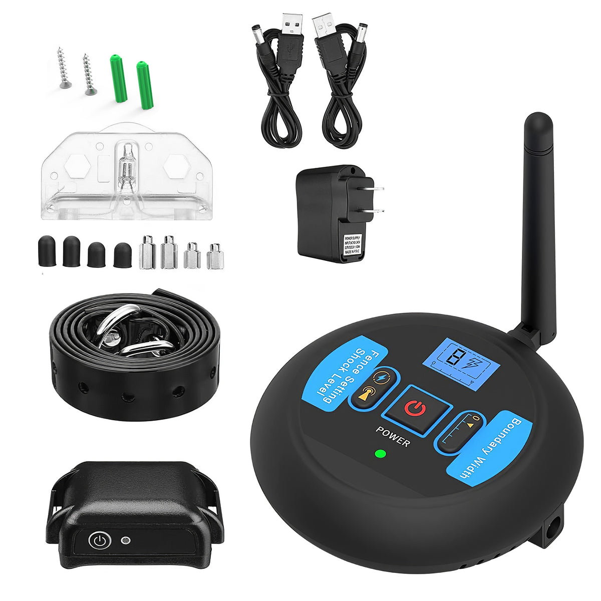 Wireless Electric Dog Fence System for Training and Containment – System