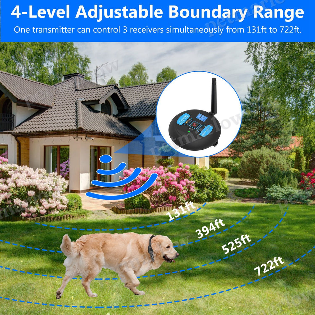 Wireless Electric Dog Fence System for Training and Containment – view 4