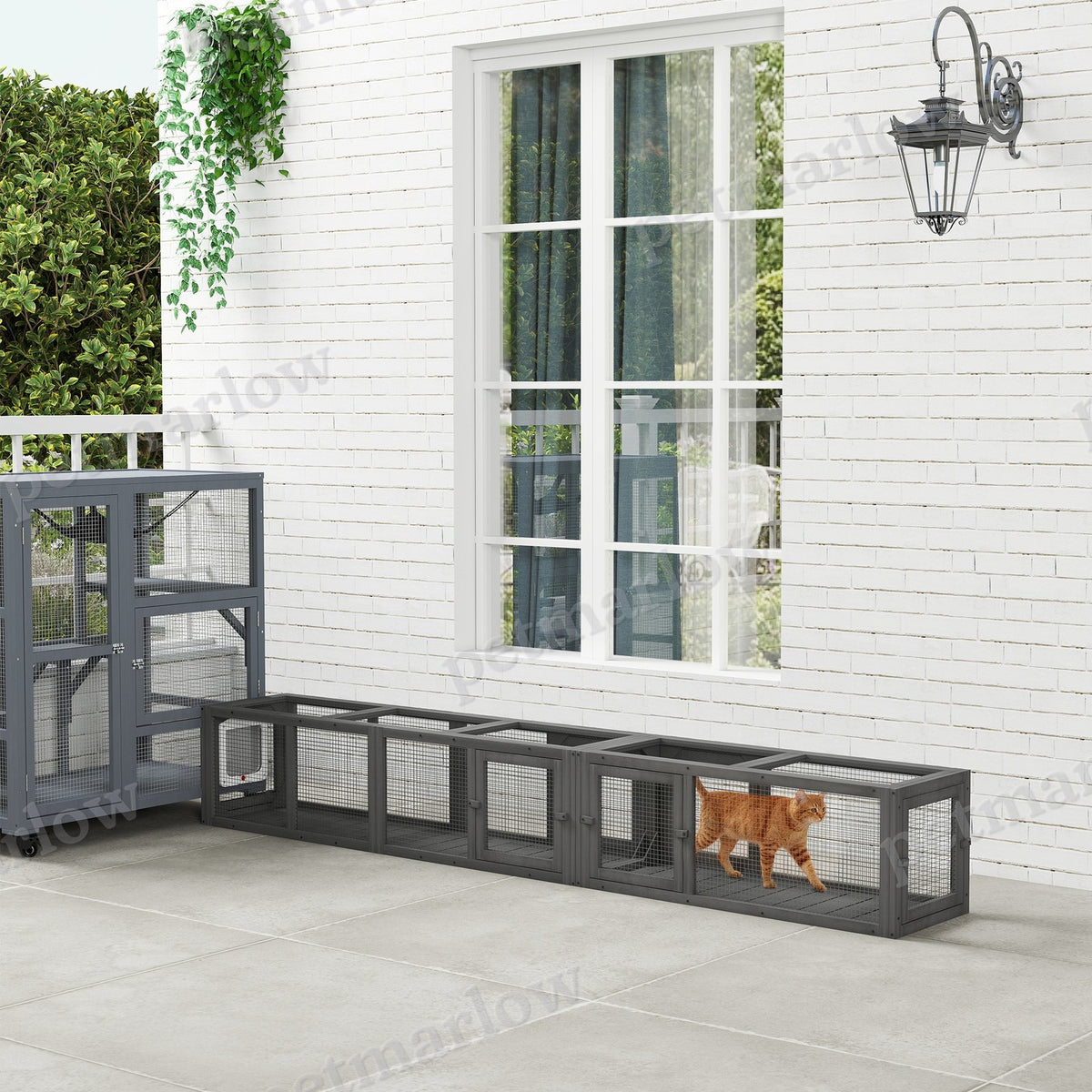 98" Wooden Cat Tunnel for Outdoor Play – view 5