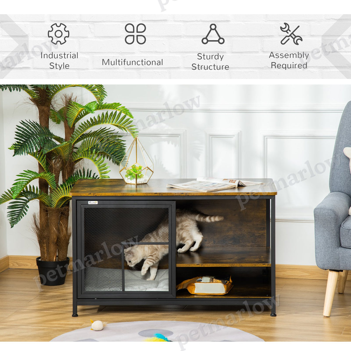 Wooden Cat Crate and Dog Cage – view 6