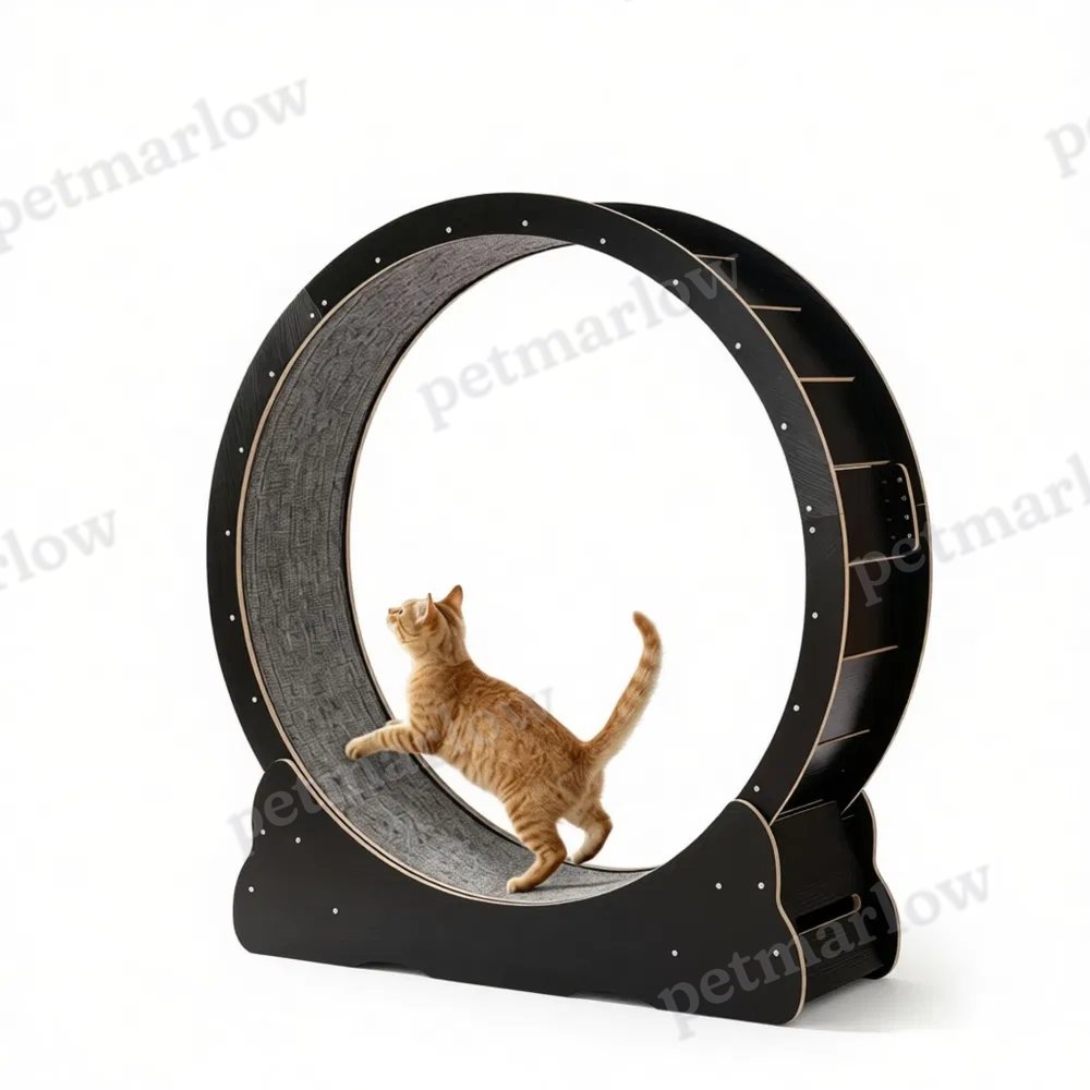 Wooden Cat Exercise Wheel for Active Play – view 3