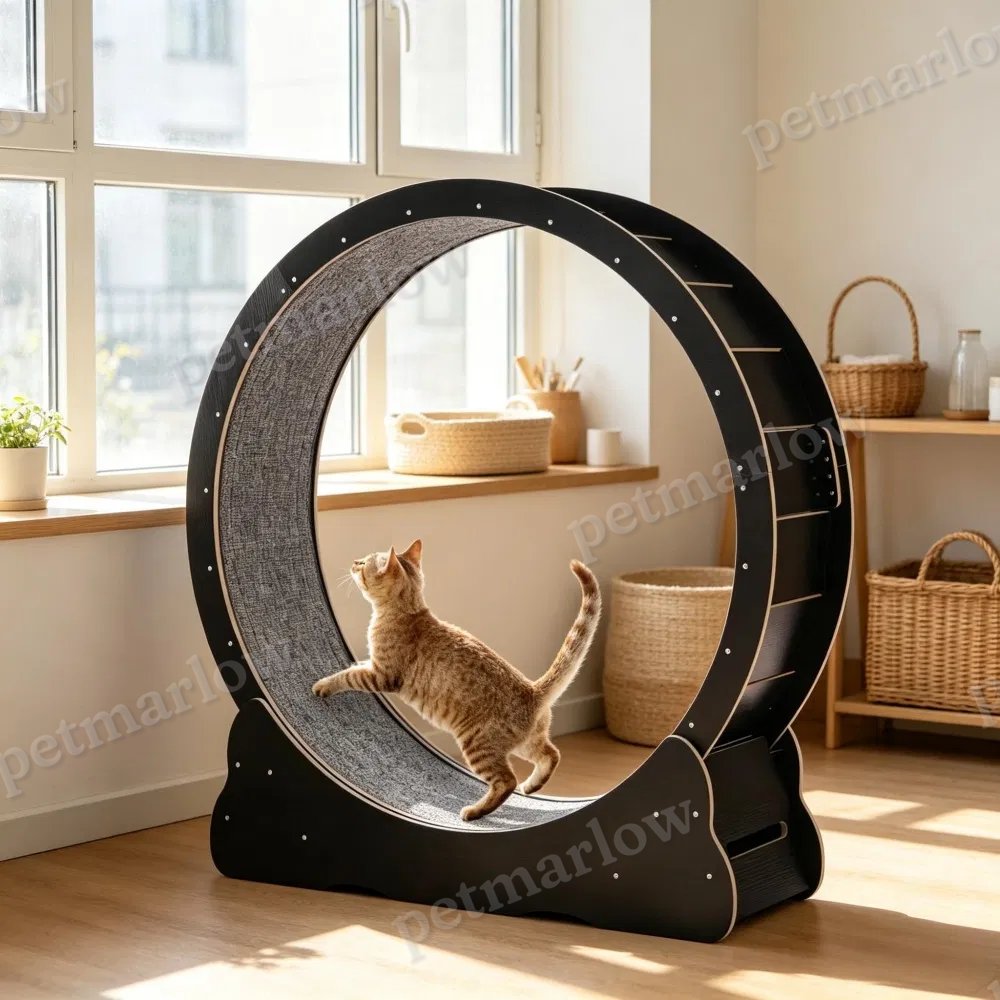 Wooden Cat Exercise Wheel for Active Play – view 6