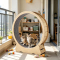 Wooden Cat Exercise Wheel for Active Play – view 2