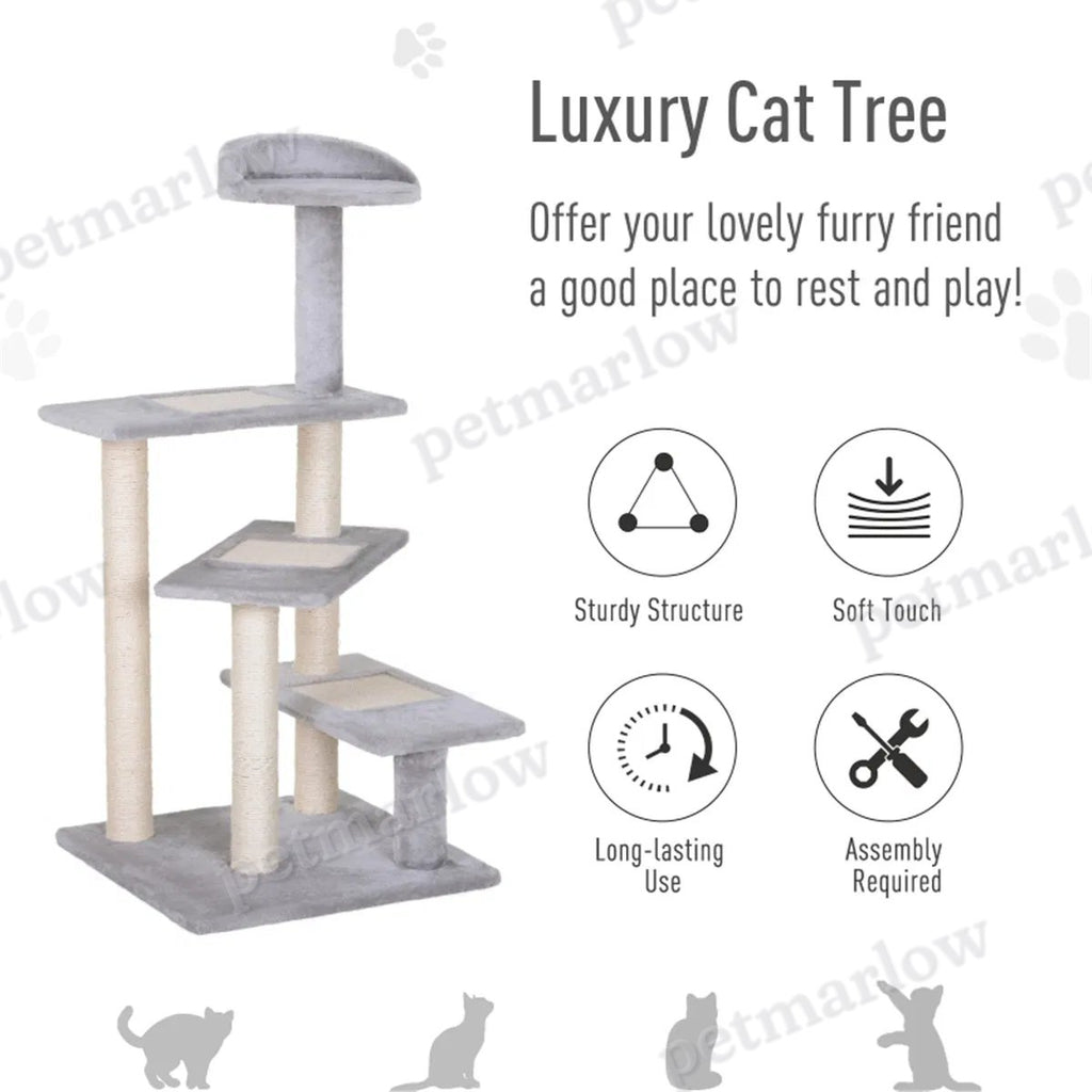 Wooden Cat House with Shelves and Perches – view 6