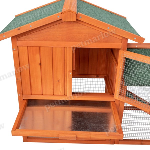Wooden Chicken Coop and Rabbit Hutch for Small Animals – view 5