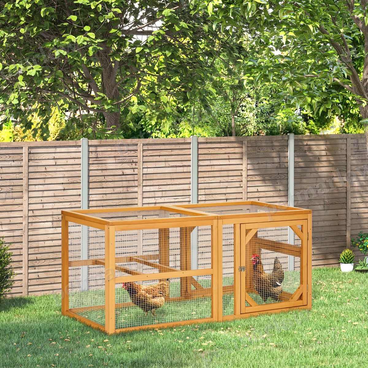 Wooden Chicken Coop Expansion with Combinable Design – view 3