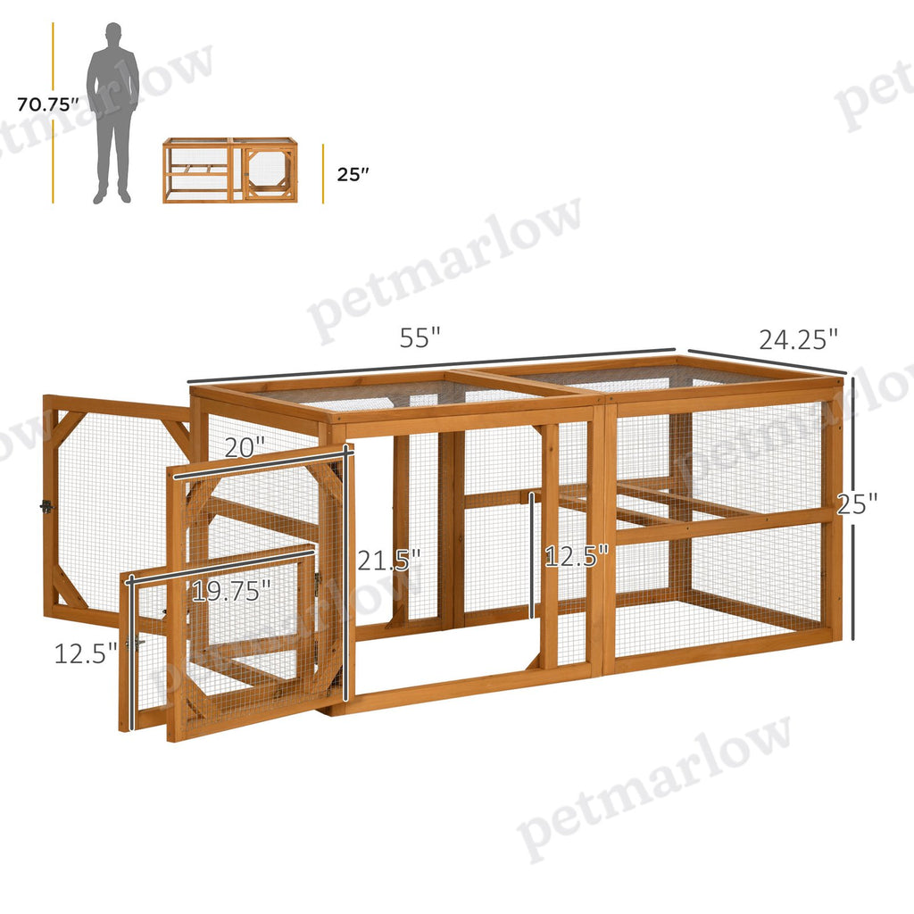 Wooden Chicken Coop Expansion with Combinable Design – view 5