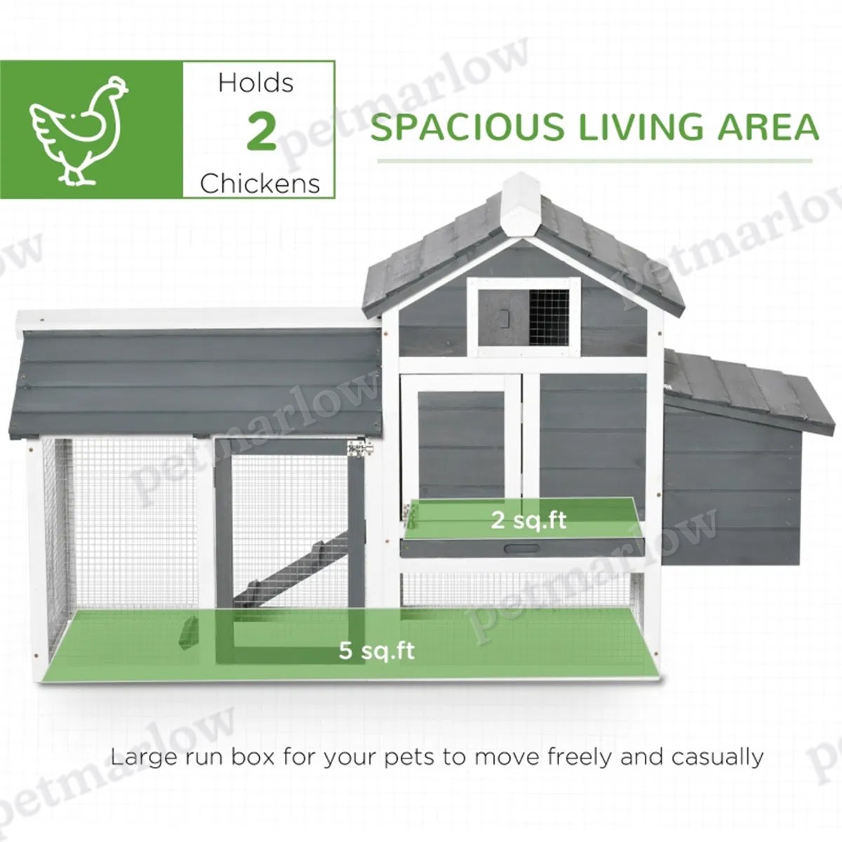 Wooden Chicken Coop for Small Chickens – view 3