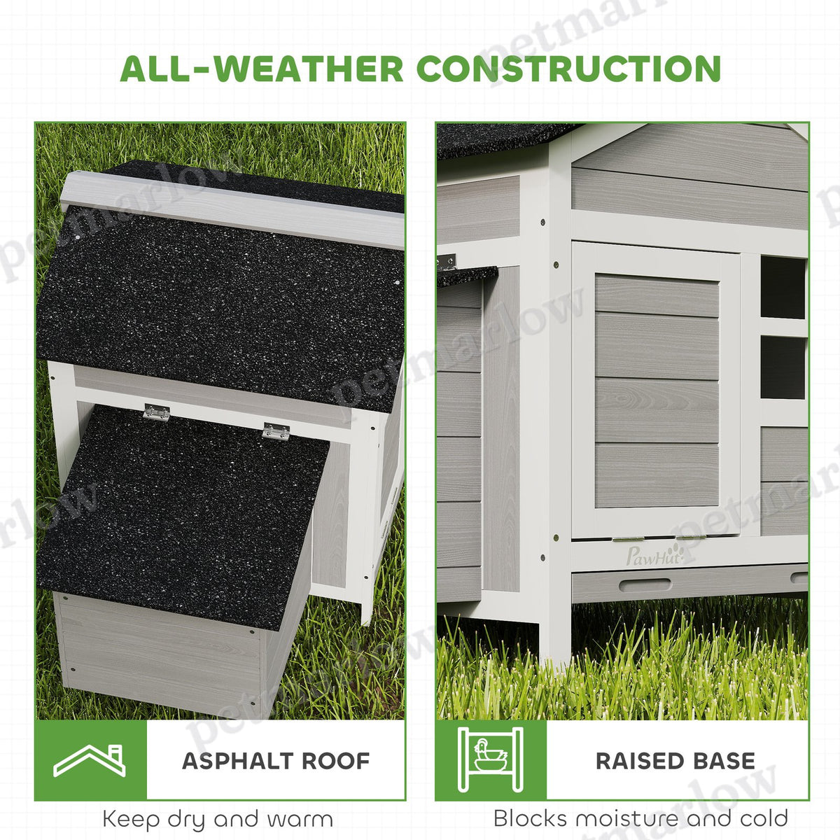 Wooden Chicken Coop with Nesting Box and Pull-Out Tray – view 6
