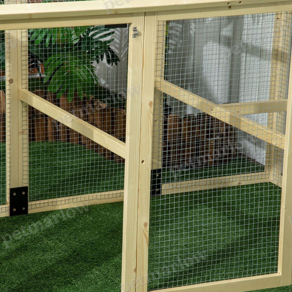 Wooden Chicken Coop with Spacious Run for 1-3 Chickens – view 5