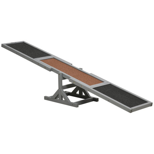 Wooden Dog Agile Seesaw for Training