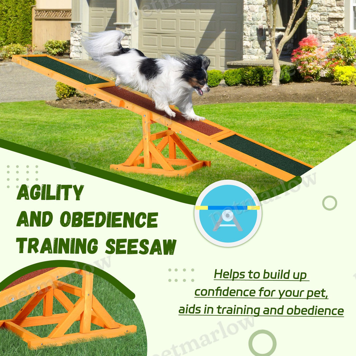 Wooden Dog Agility Seesaw for Training – view 5