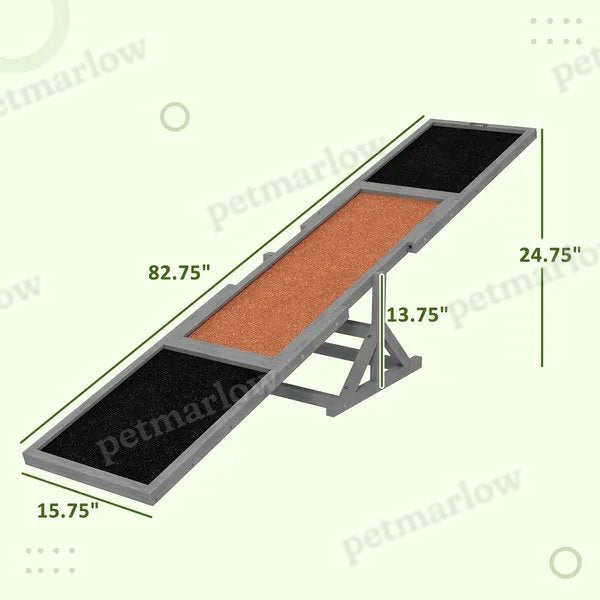Wooden Dog Agility Seesaw for Training – view 4
