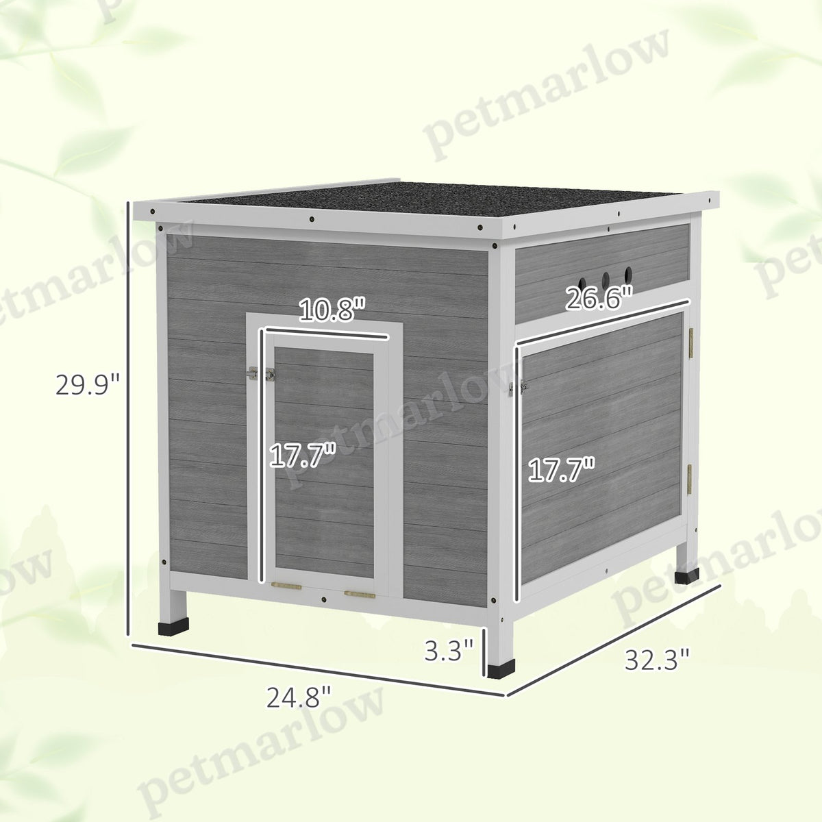 Wooden Duck Coop with Openable Roof and Removable Floor – view 3