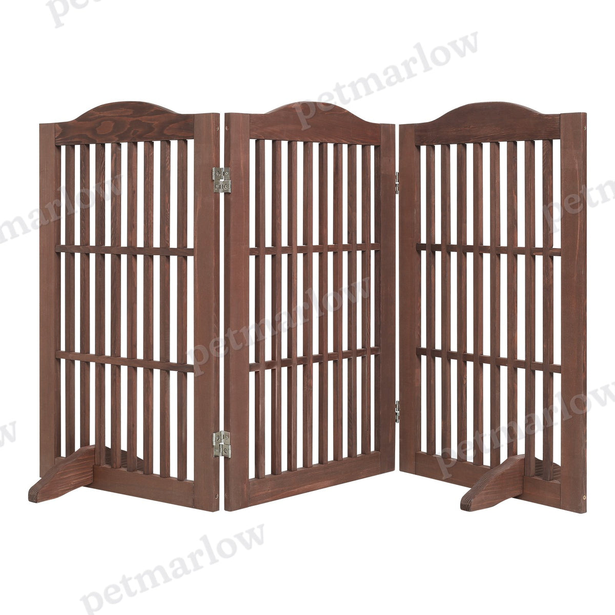 Wooden Freestanding Foldable Pet Gate for Dogs – view 5