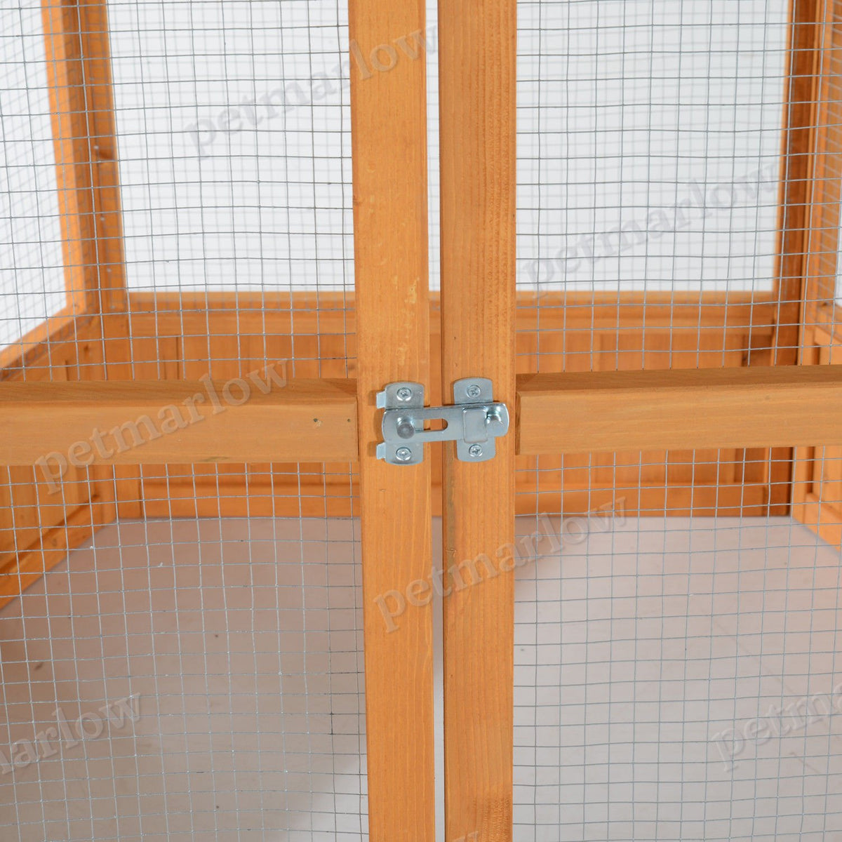 Wooden Hexagonal Outdoor Aviary Bird Cage for Birds – view 6