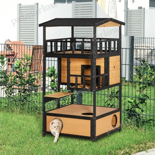 Wooden Outdoor Cat House – view 4