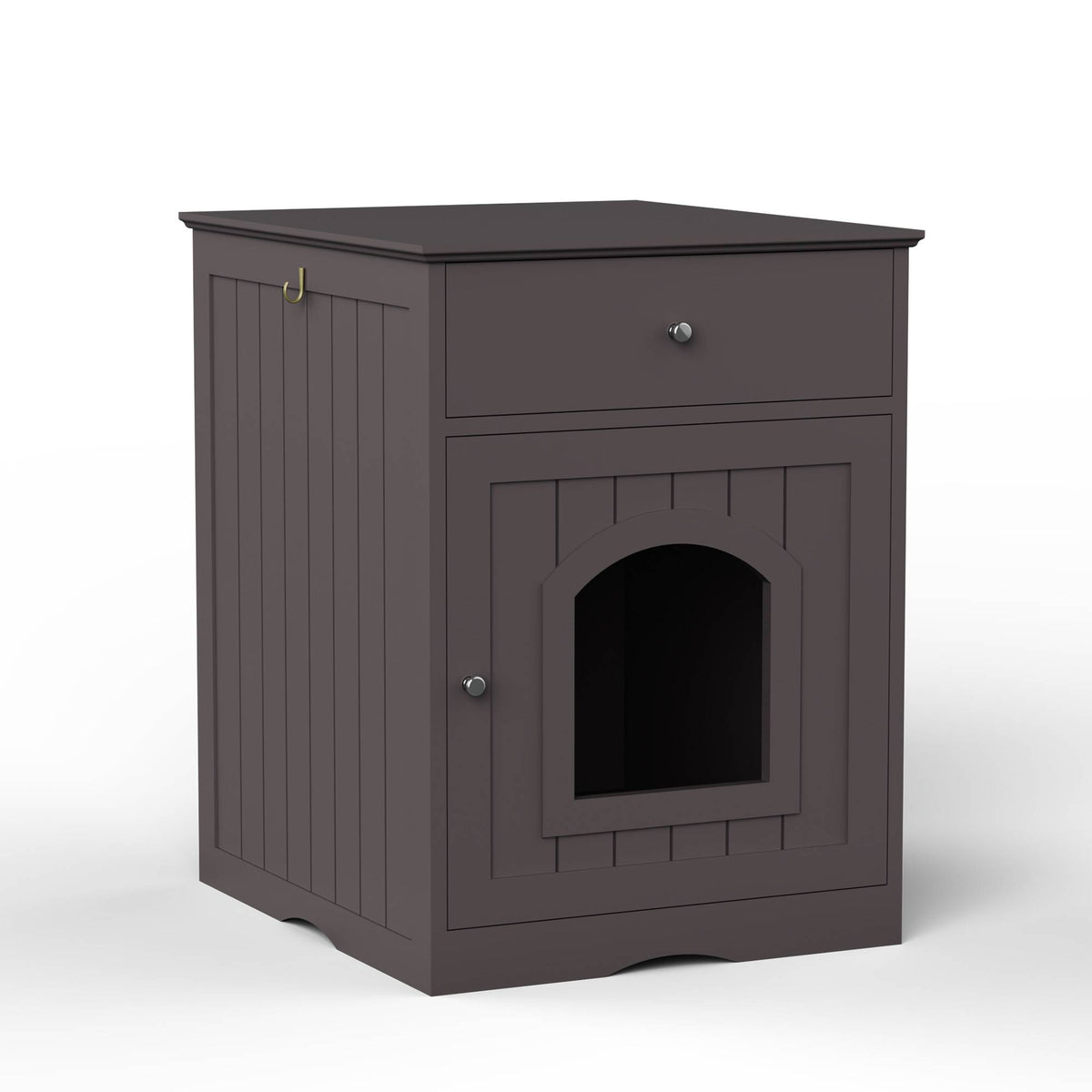 Wooden Pet House Cat Litter Box Enclosure