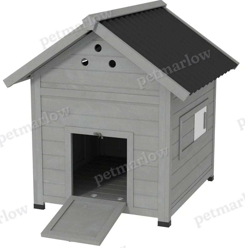 Wooden Pet House With Openable Roof & Double Doors – view 6
