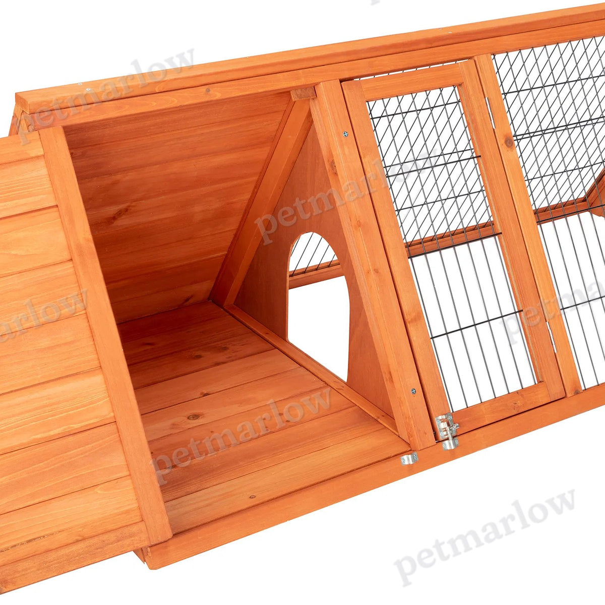 Wooden Rabbit and Guinea Pig Hutch for Small Animals – view 4