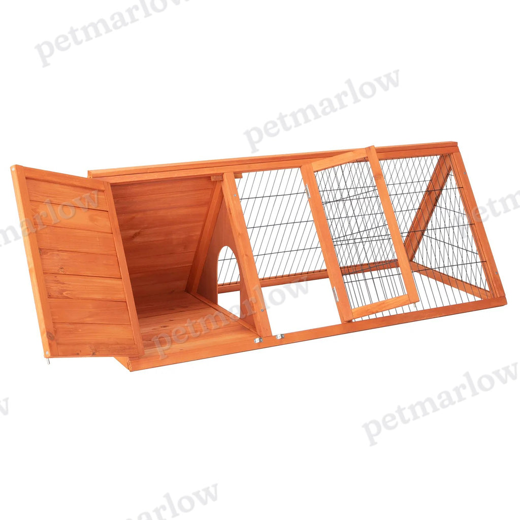 Wooden Rabbit and Guinea Pig Hutch for Small Animals – view 5