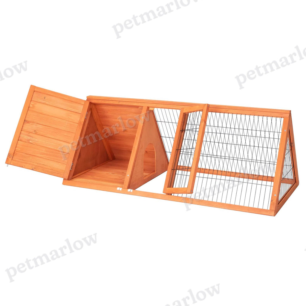 Wooden Rabbit and Guinea Pig Hutch for Small Animals – view 6
