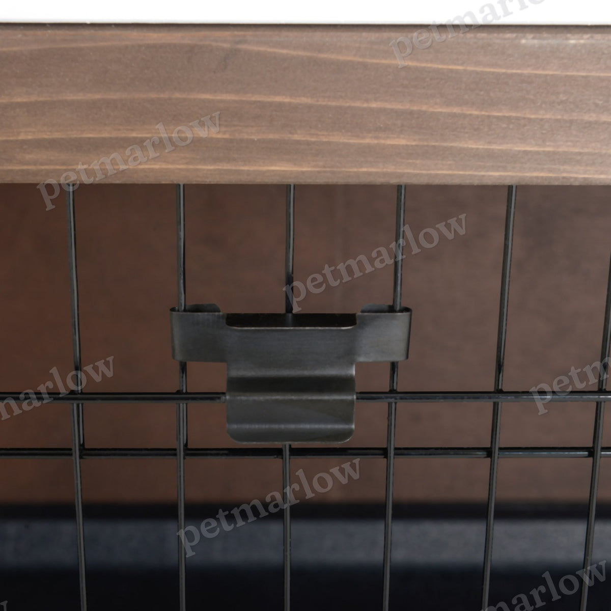 Wooden Rabbit Hutch with Dividers for Small Animals – view 6