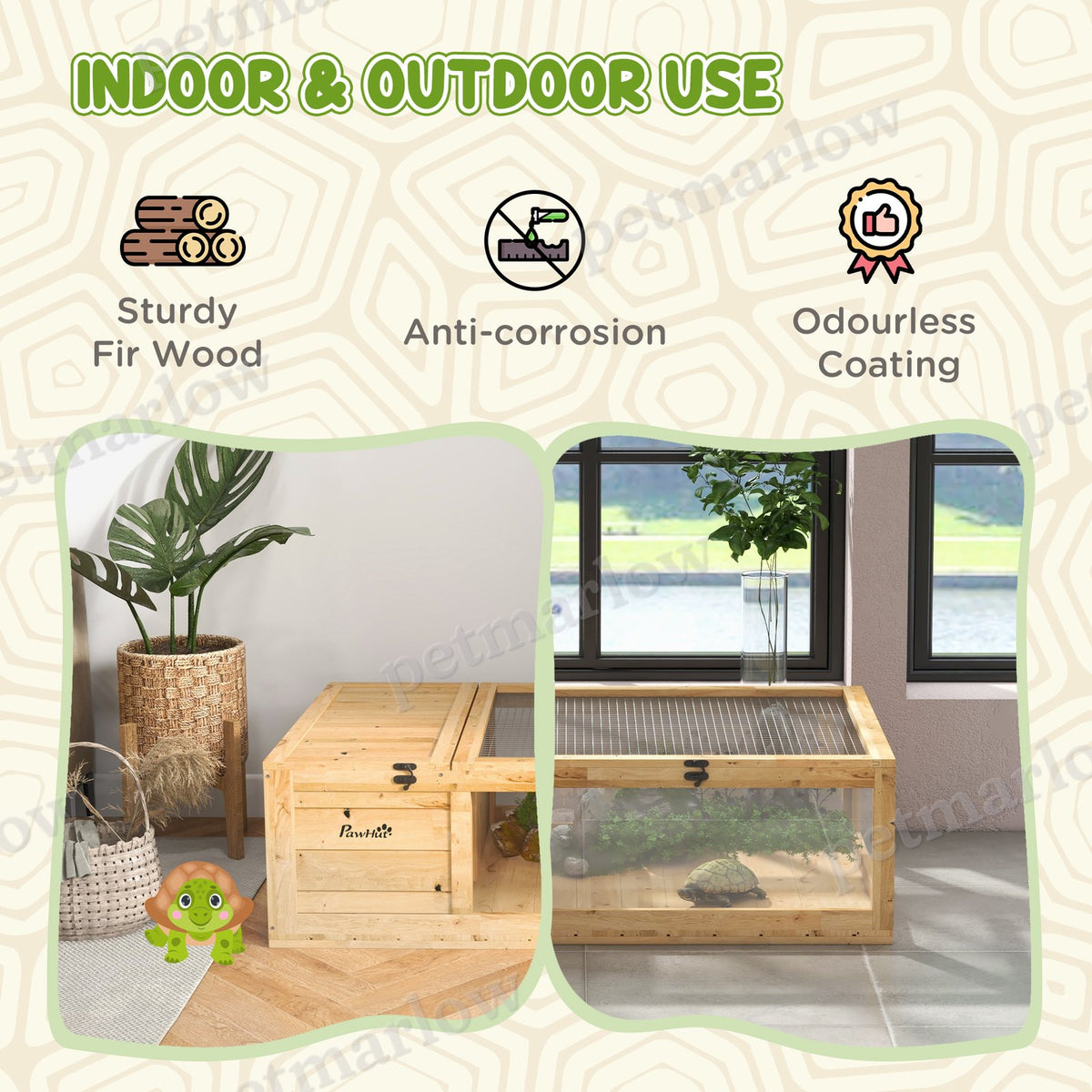 Wooden Reptile Cage with Top Access for Small Animals – view 6