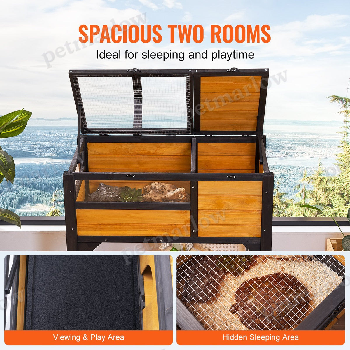 Wooden Tortoise House with Spacious Design – view 3