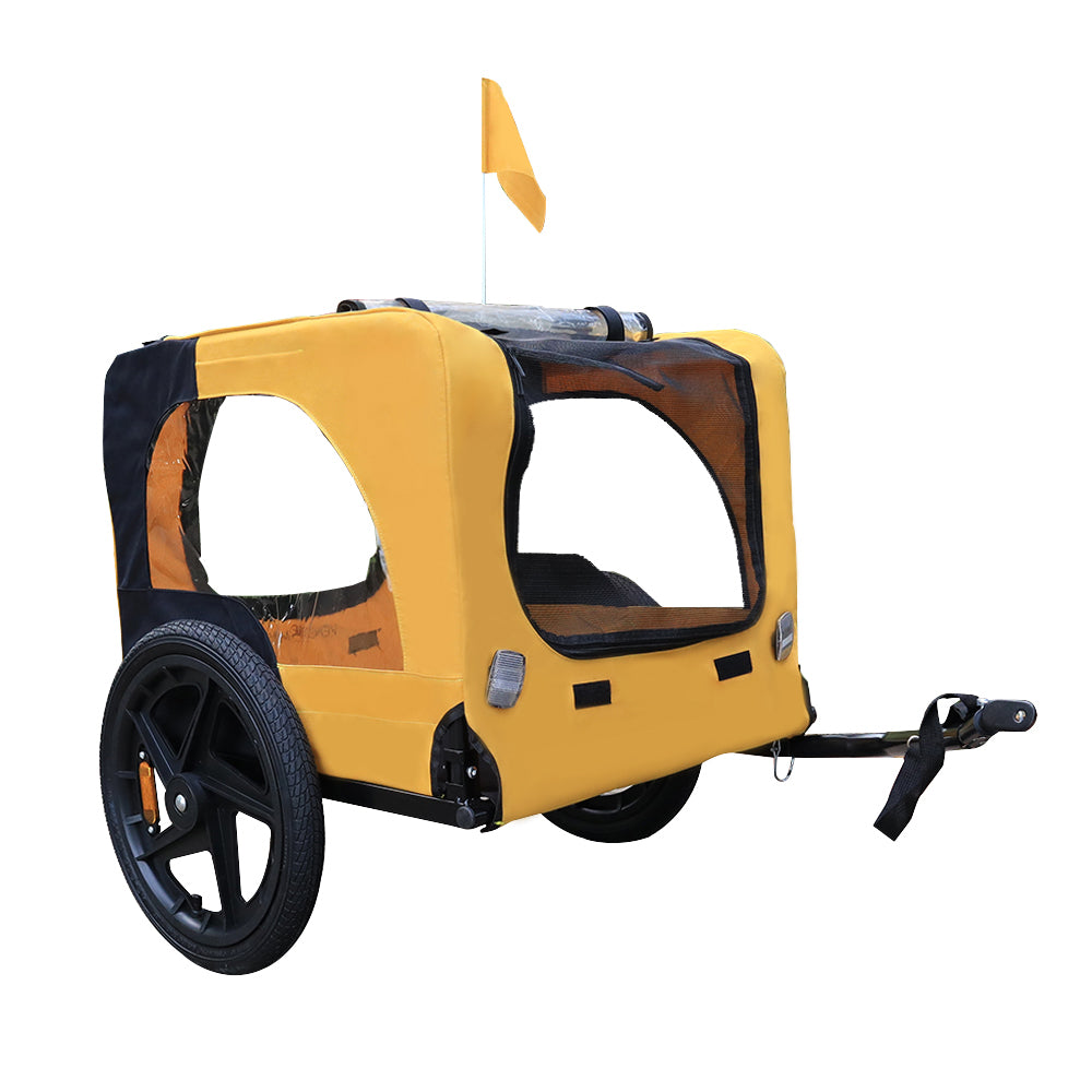Heavy Duty Foldable Pet Stroller – Yellow